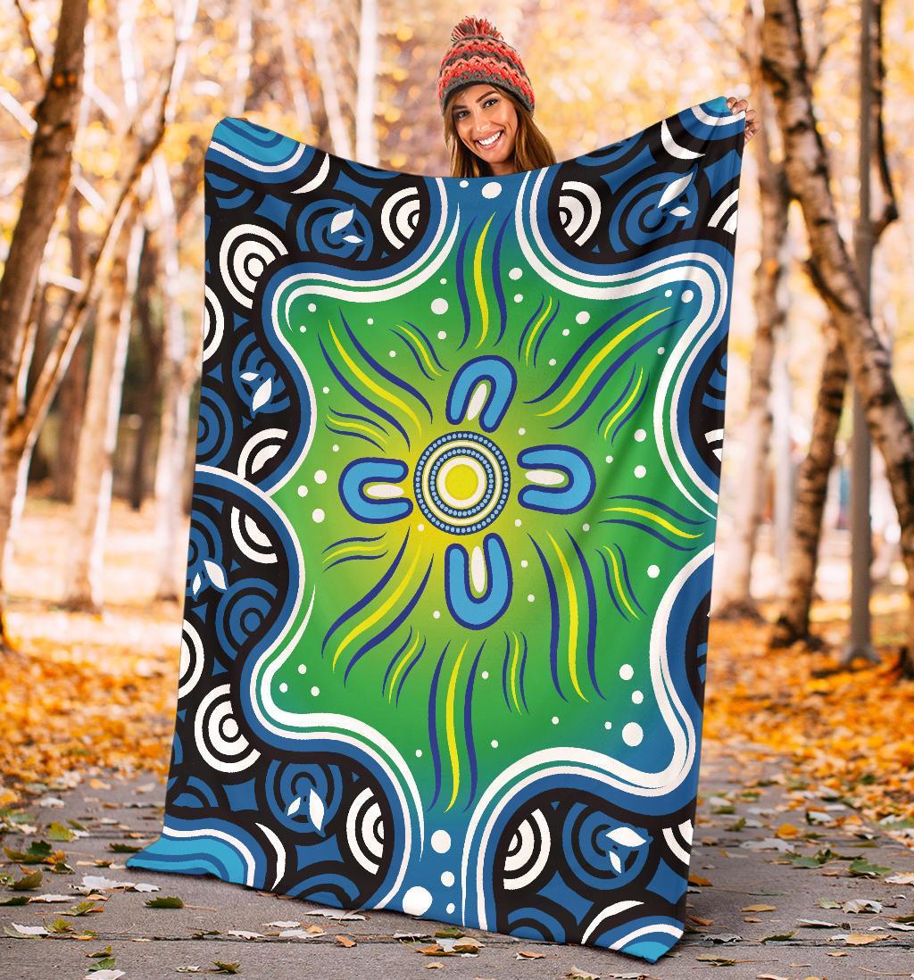 aboriginal-premium-blabnket-indegenous-dot-painting-art