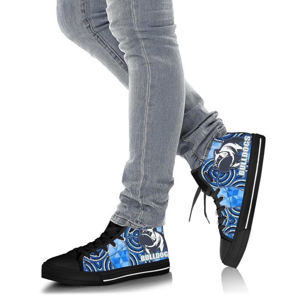 bulldogs-high-top-shoe-indigenous-snappy