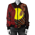 aboriginal-womens-bomber-jacket-indigenous-snake-sun-dot-painting