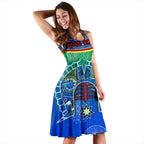 Personalised Women's Dress - Torres Strait Symbol With Aboriginal Patterns - Vibe Hoodie
