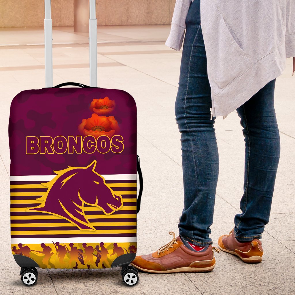brisbane-broncos-luggage-covers-anzac-day-simple-style-maroon