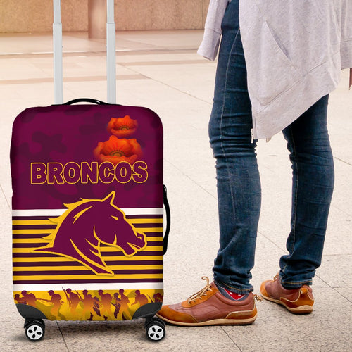 brisbane-broncos-luggage-covers-anzac-day-simple-style-maroon