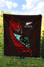 new-zealand-premium-quilt-manaia-paua-fern-wing-red
