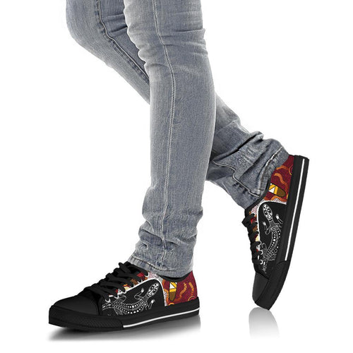 low-top-shoes-aboriginal-dot-painting-lizard-shoes