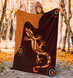 aboriginal-premium-blanket-lizard-in-aboriginal-dreaming