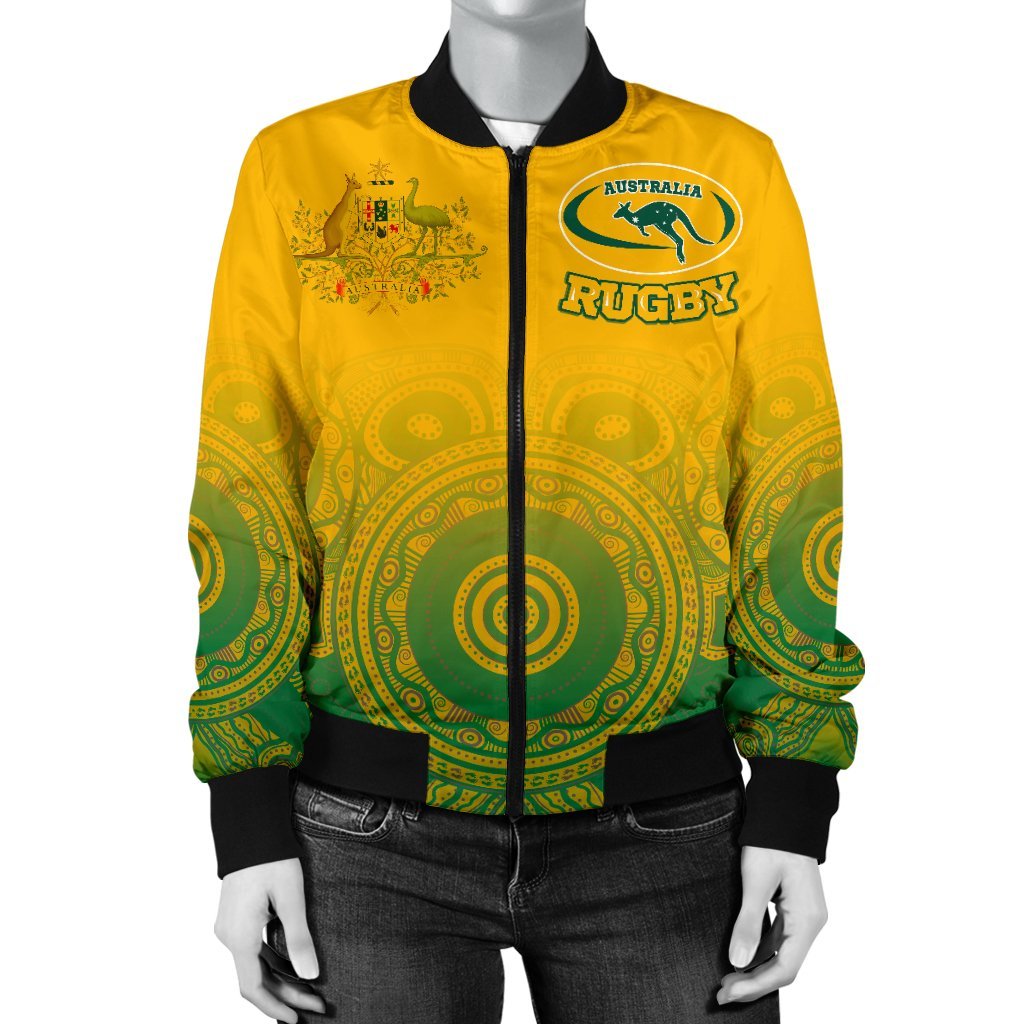 aboriginal-womens-bomber-jacket-australia-rugby-and-coat-of-arms