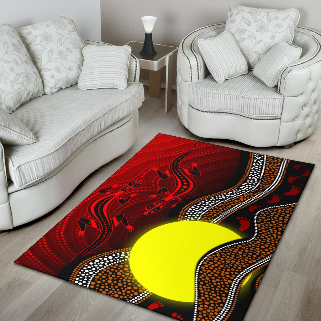 aboriginal-area-rug-aboriginal-flag-lizard-dot-painting-style