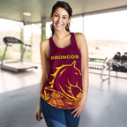 Brisbane Women Racerback Tank Broncos Indigenous - Vibe Hoodie