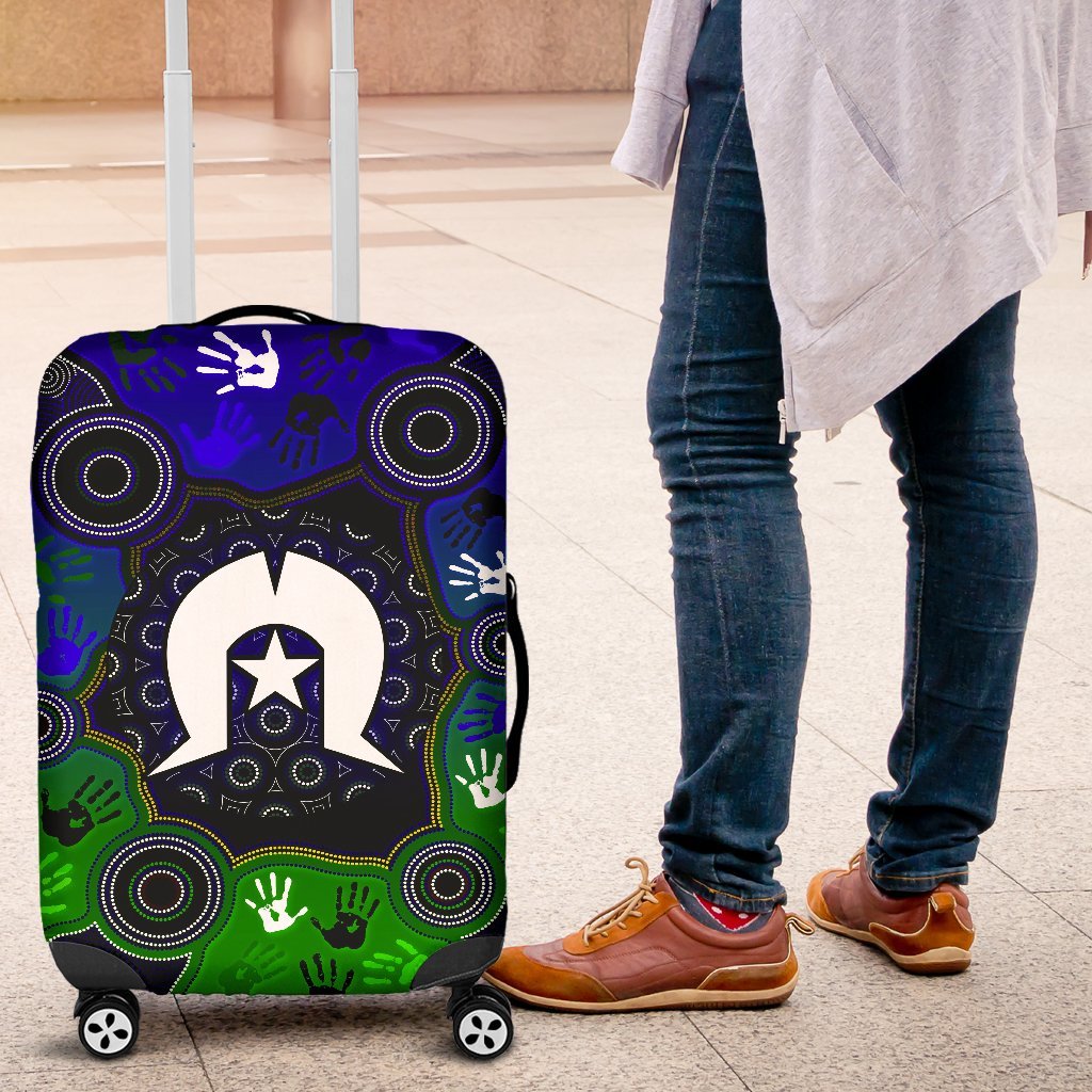 aboriginal-luggage-covers-torres-strait-symbol-with-indigenous-patterns