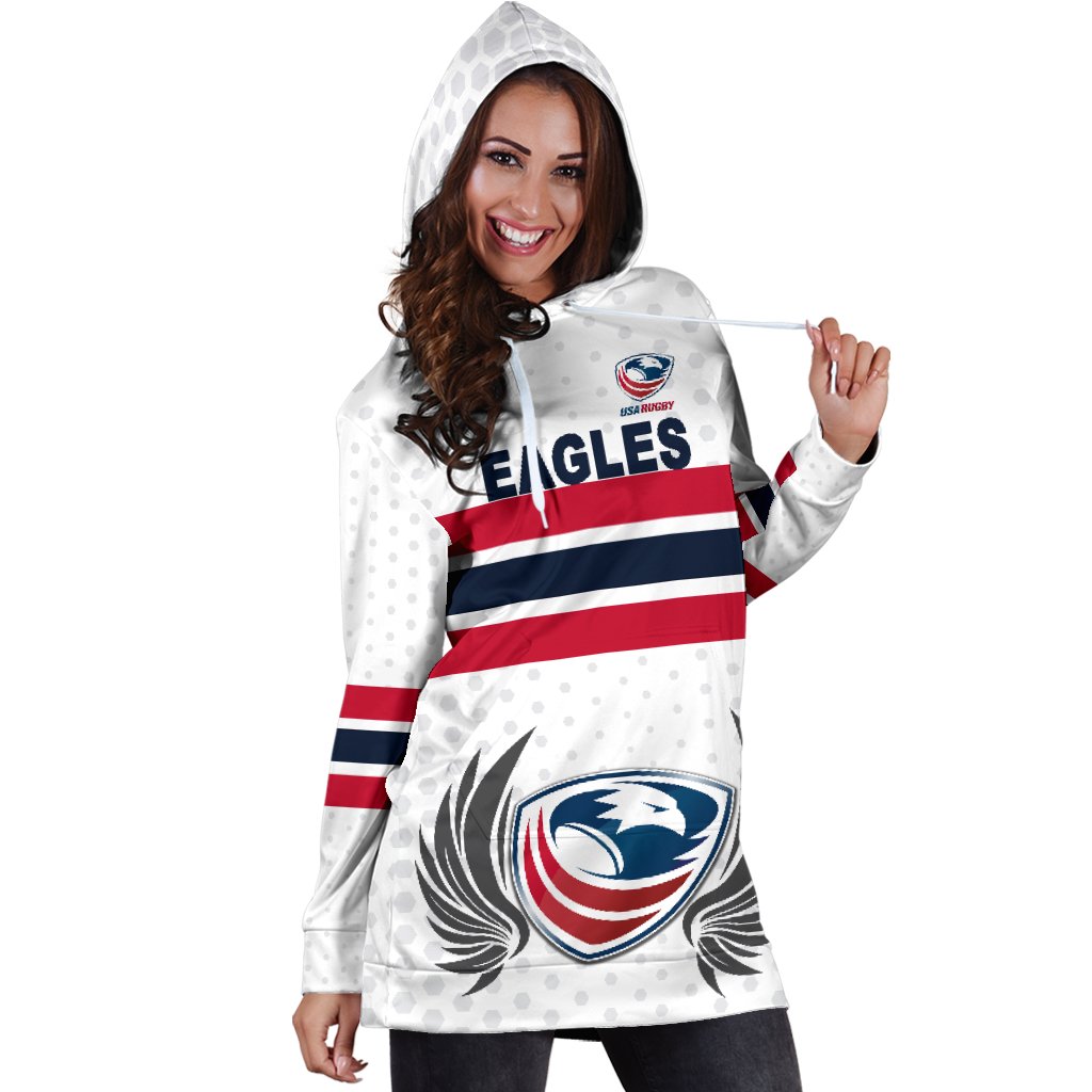 usa-rugby-womens-hoodie-dress-eagles-simple-style-white