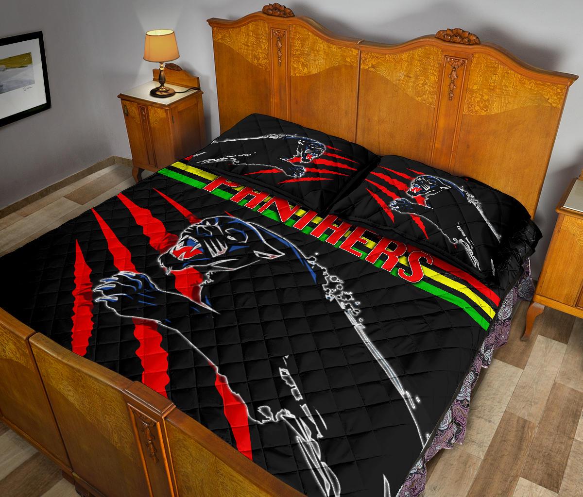 panthers-quilt-bed-set-claws