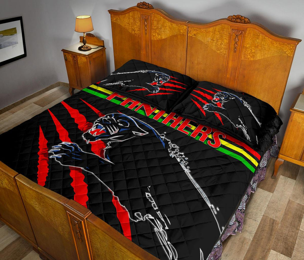 panthers-quilt-bed-set-claws