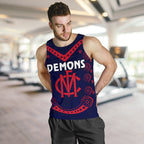 combo-men-tank-top-and-men-short-melbourne-demons-indigenous-football