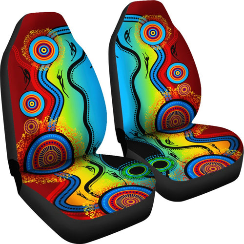 aboriginal-car-seat-covers-indigenous-art-color-circle-patterns-blue-dream