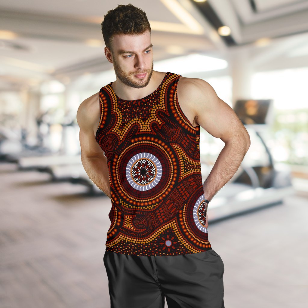 aboriginal-mens-tank-top-aboriginal-human-dot-painting-art
