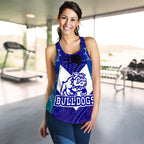 Bulldogs Women Racerback Tank Aboriginal Country Style - Vibe Hoodie