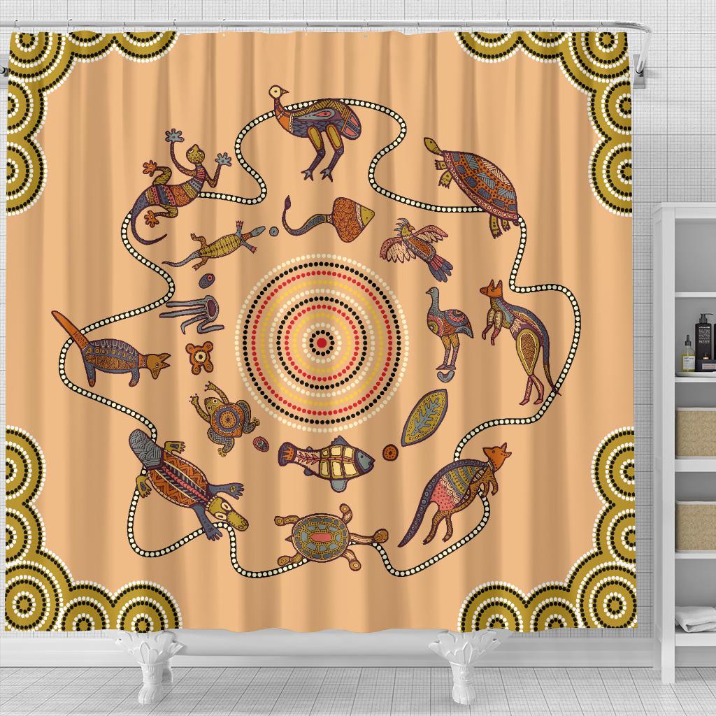 shower-curtain-australian-animals-shower-curtain-aboriginal-patterns