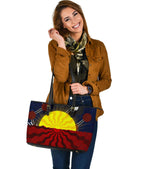 aboriginal-leather-tote-bag-aboriginal-lives-matter-flag-sun-dot-painting