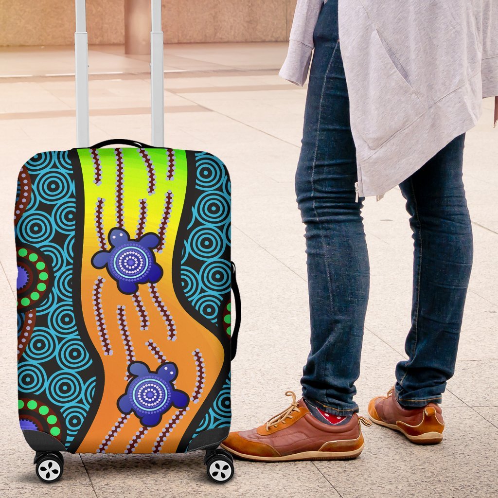 luggage-covers-aboriginal-turtle