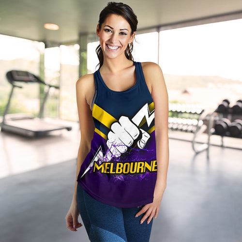 Melbourne Women's Racerback Tank Thunder - Vibe Hoodie