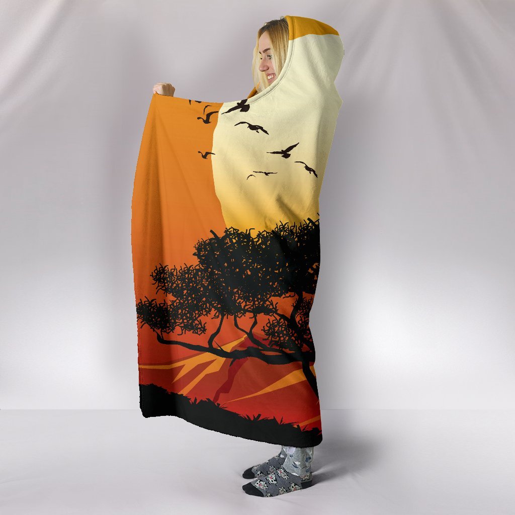 hooded-blanket-sunset-and-tree-in-australia