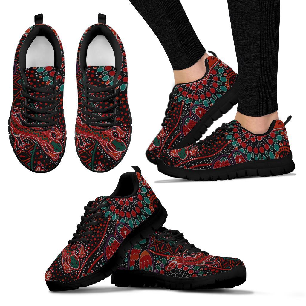sneakers-aboriginal-animal-dot-acrylic-paint
