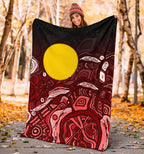 aboriginal-premium-blanket-red-landscape