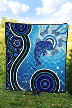 aboriginal-premium-quilt-dolphin-and-aboriginal-dot-patterns