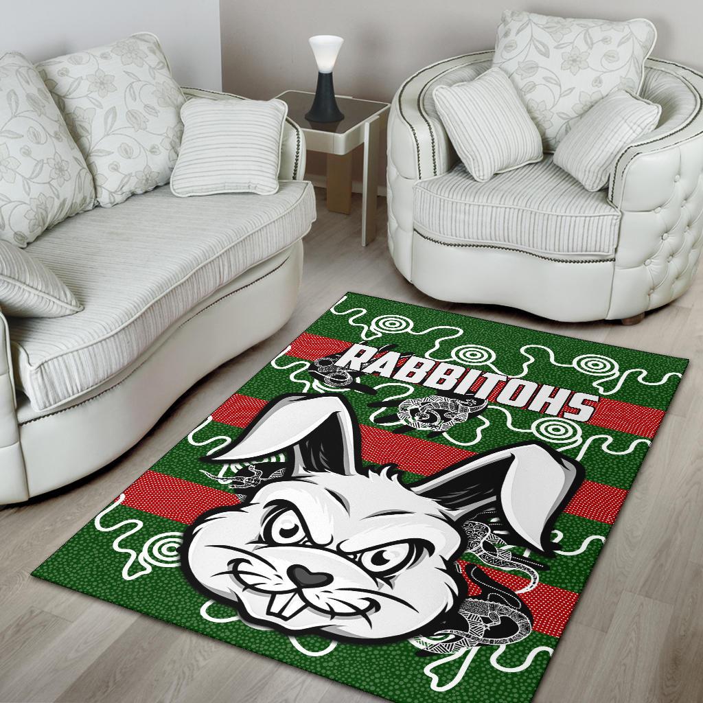 rabbitohs-indigenous-area-rug-rabbit-head