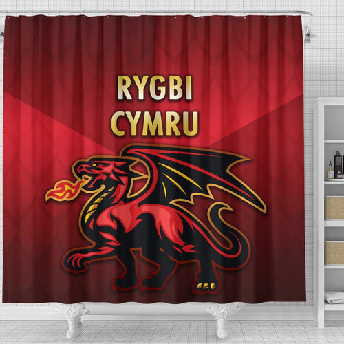wales-rugby-shower-curtain-simple-style-1
