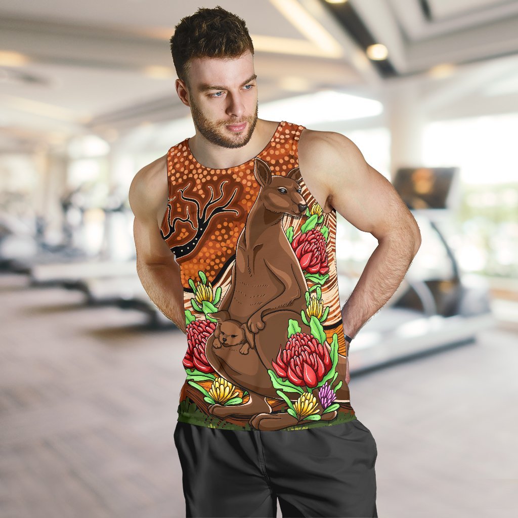 aboriginal-mens-tank-top-kangaroo-with-indigenous-tree