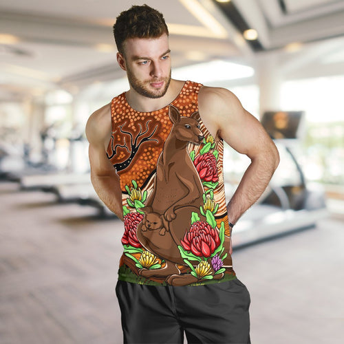 aboriginal-mens-tank-top-kangaroo-with-indigenous-tree