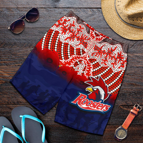 roosters-all-over-print-mens-shorts-anzac-day-aboriginal