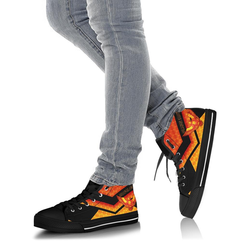 orange-army-high-top-shoe-cricket-sporty-style-1