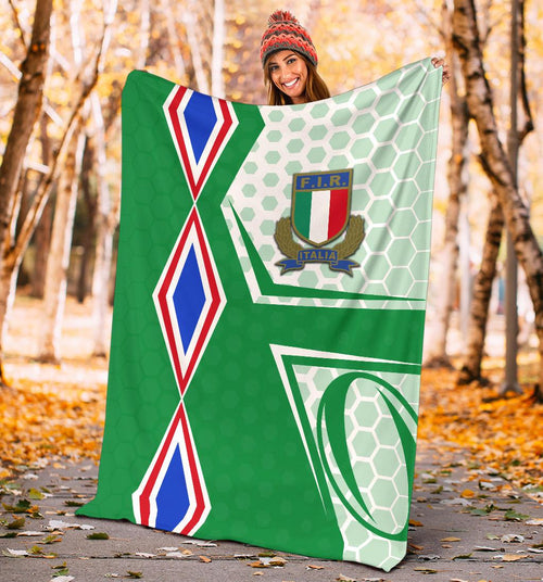 italy-rugby-premium-blanket-gli-azzurri-vibes-green