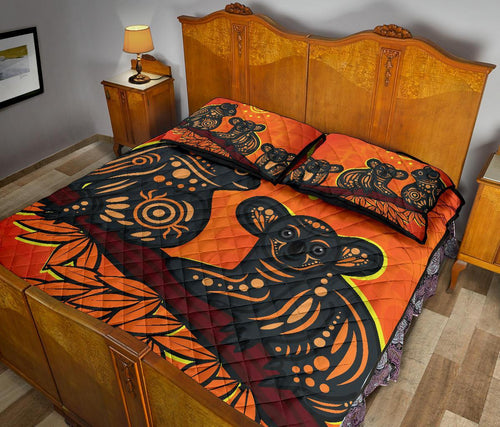 aboriginal-quilt-bed-set-aboriginal-dot-painting-art
