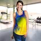 Aboriginal Women's Racerback Tank - Indigenous Fishing - Vibe Hoodie