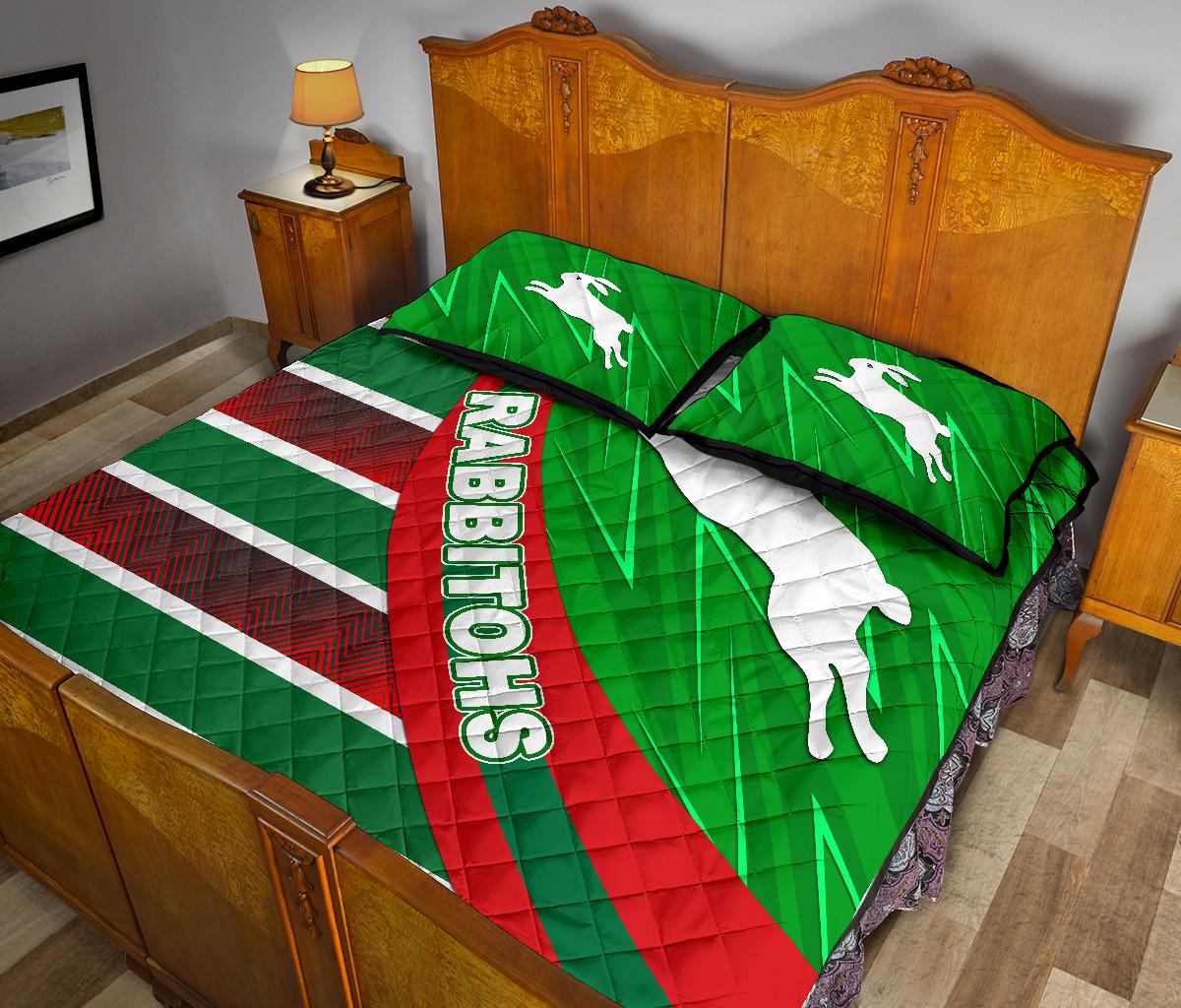 south-sydney-rabbitohs-quilt-bed-set-victorian-vibes