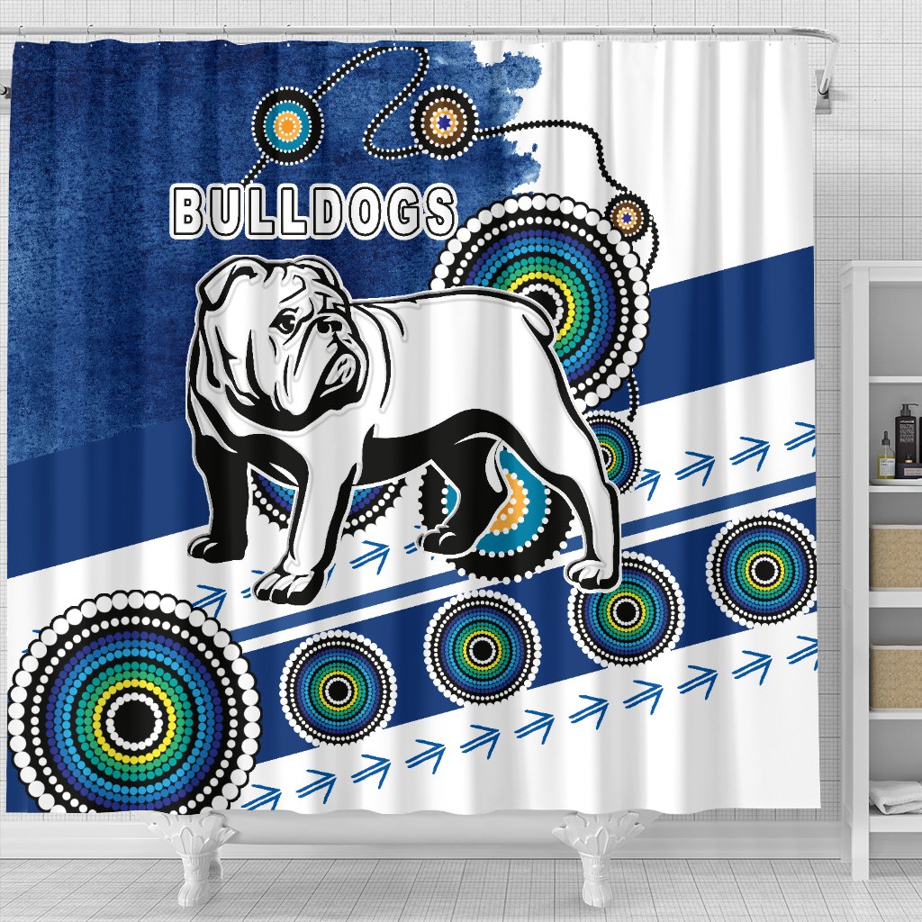 bulldogs-shower-curtain-special-indigenous