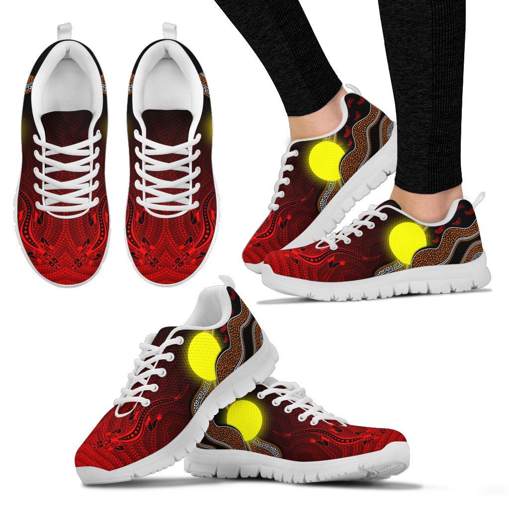 aboriginal-sneakers-aboriginal-flag-lizard-dot-painting-style