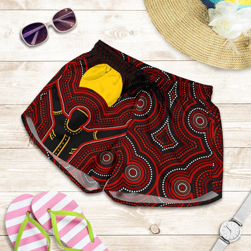 Aboriginal Women's Shorts - The Sun Always Shines - Vibe Hoodie