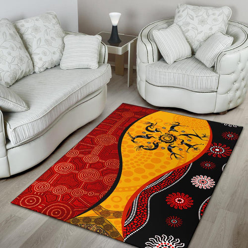 aboriginal-rugs-koori-dot-acrylic-paint-dreamtime-dance
