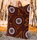 aboriginal-premium-blanket-aboriginal-human-dot-painting-art