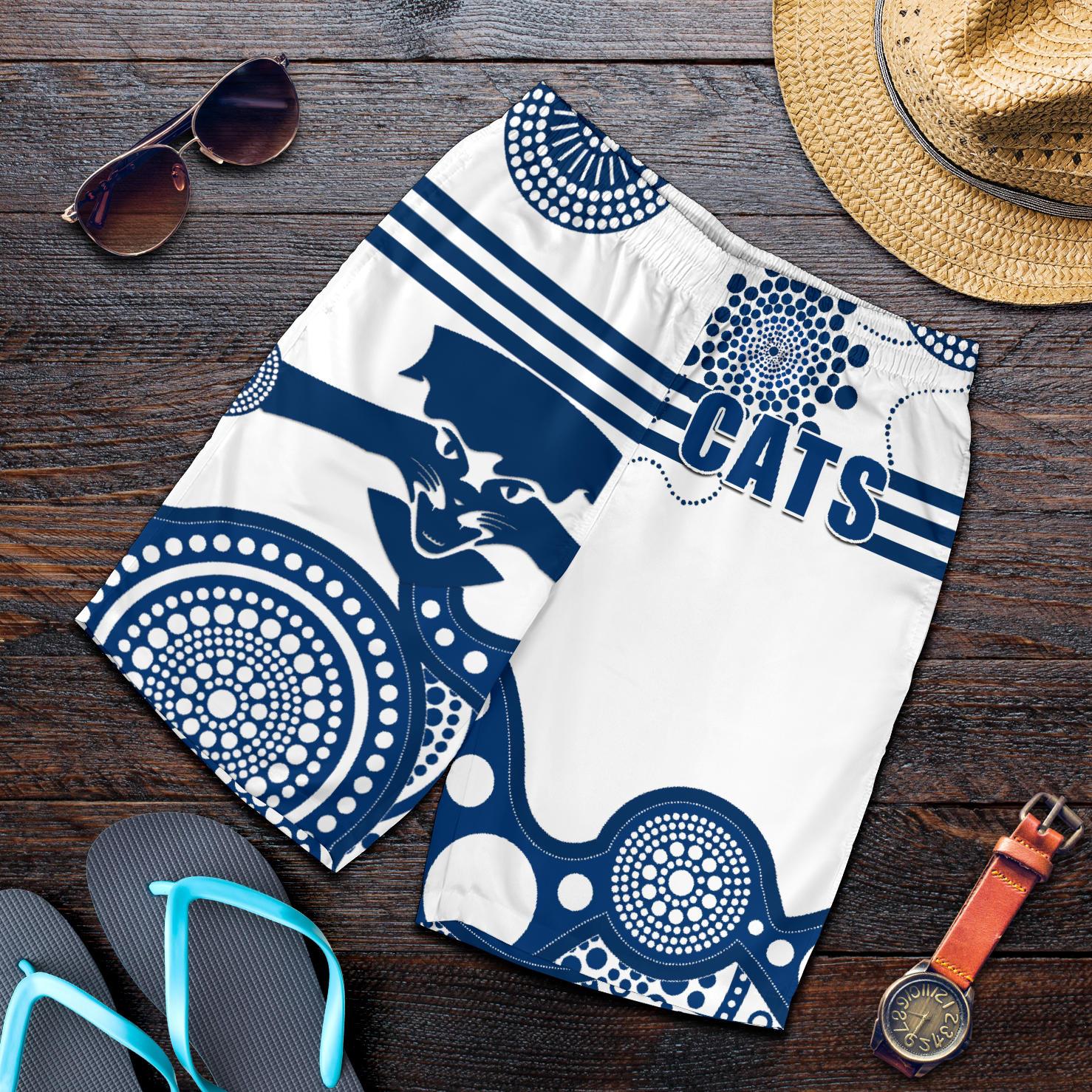 cats-men-shorts-geelong-indigenous