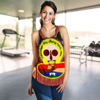 Aboriginal and Torres Strait Islander Women's Racerback Tank - Naidoc Style - Vibe Hoodie