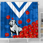 bulldogs-shower-curtain-poppy-flowers