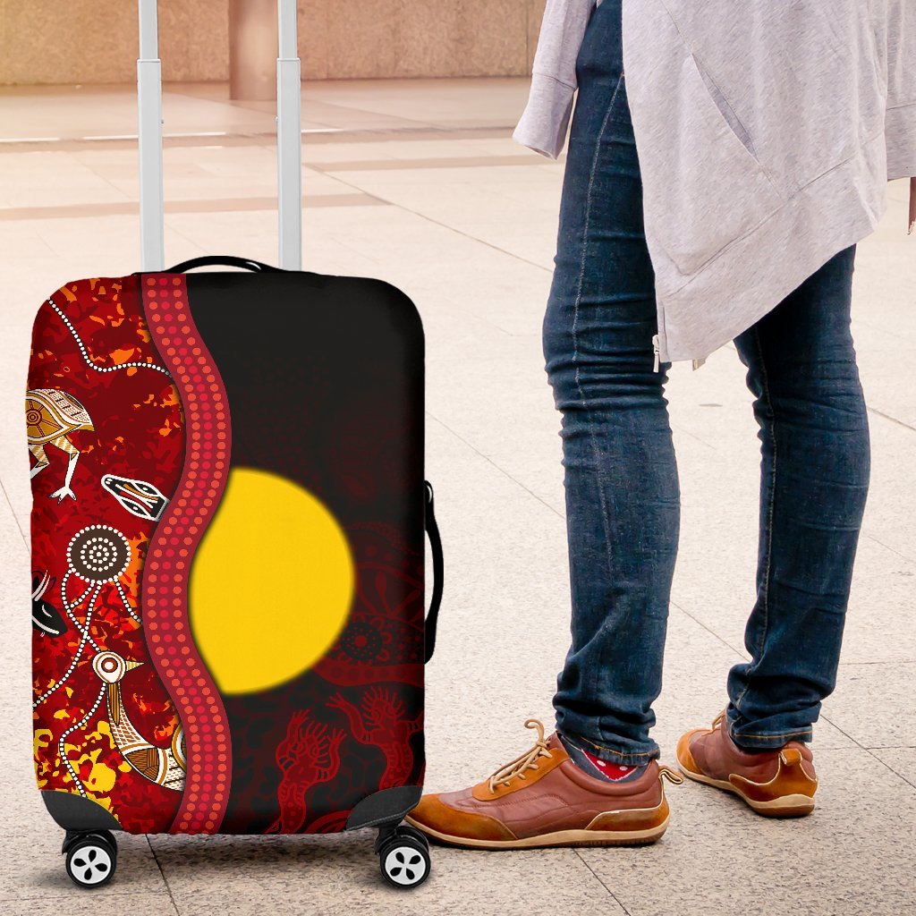 aboriginal-luggage-covers-red-indigenous-flag