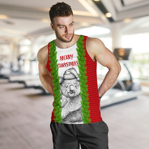 christmas-mens-tank-top-merry-christmas-koala