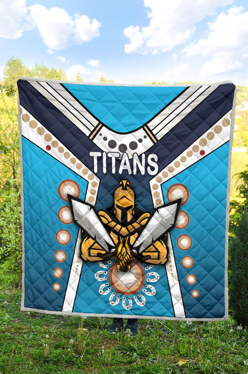 gold-coast-premium-quilt-titans-gladiator-simple-indigenous
