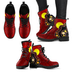 aboriginal-leather-boots-australia-aboriginal-lives-matter-flag-circle-dot-painting-art-boots